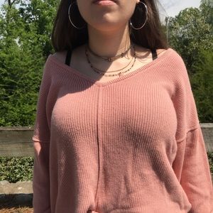 COZY PINK SWEATER